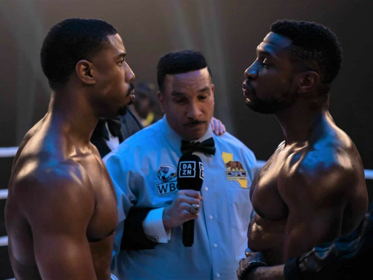 Michael B. Jordan e Jonathan Majors em Creed III