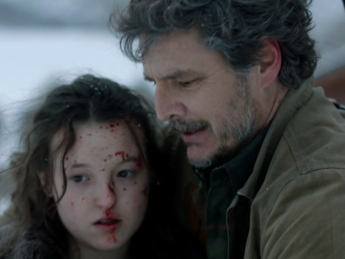 Ellie e Joel na 1ª temporada de The Last of Us