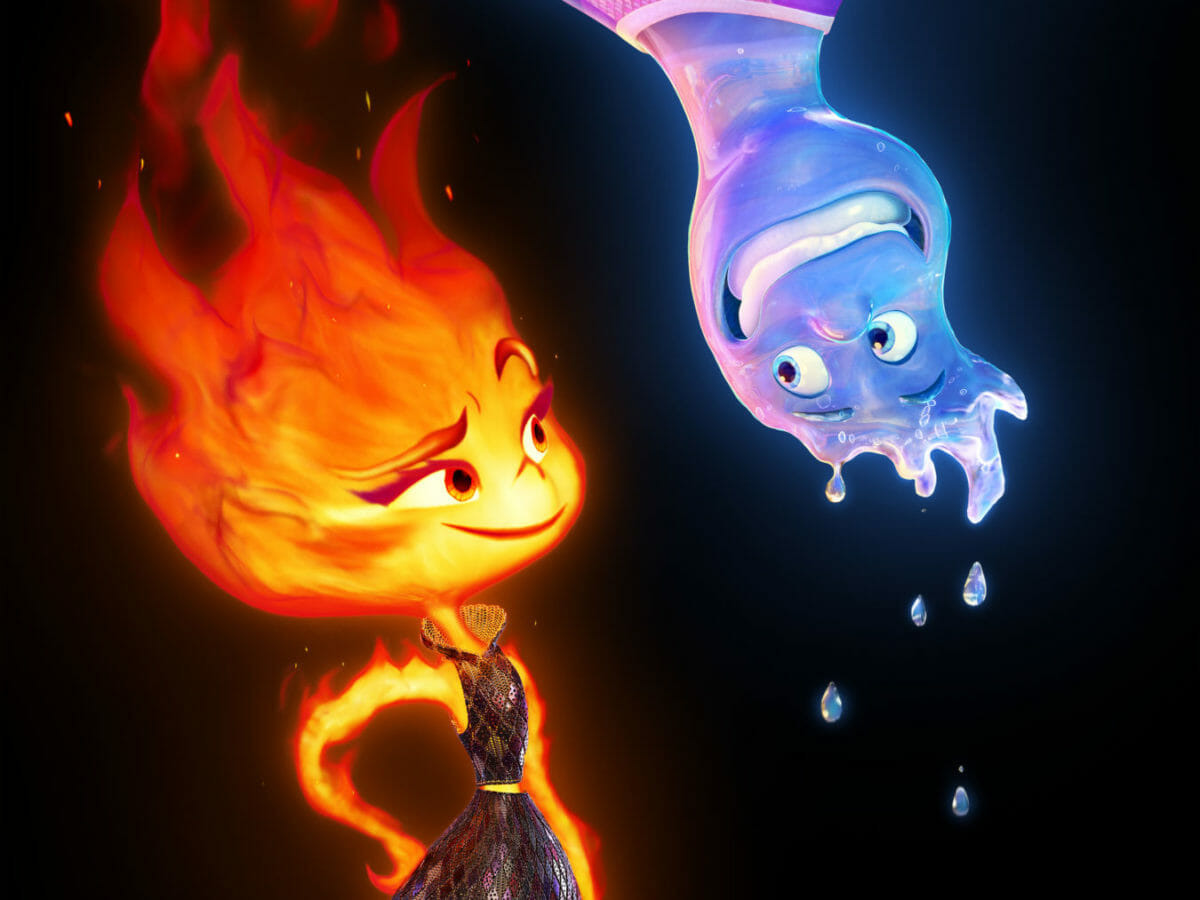 Elementos está em cartaz nos cinemas.