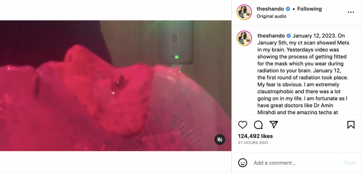 Post de Shannen Doherty