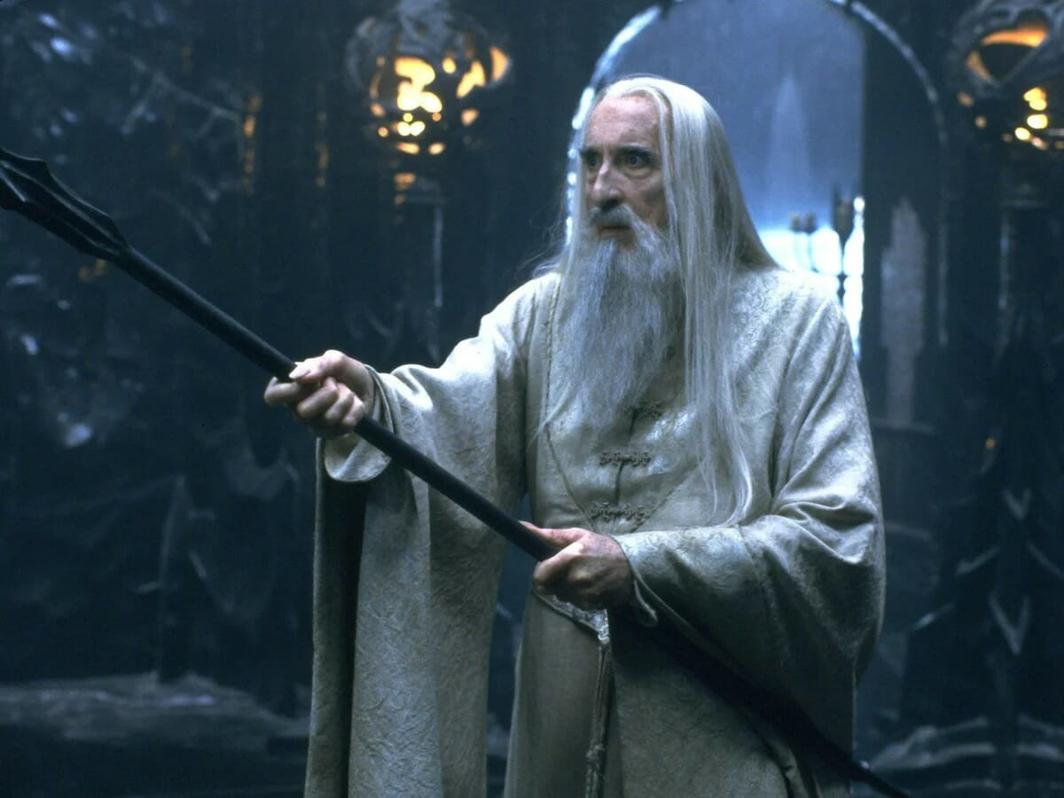 Saruman nos filmes de Peter Jackson
