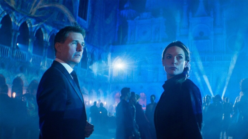 Ethan Hunt e Ilsa em Missão Impossível 7