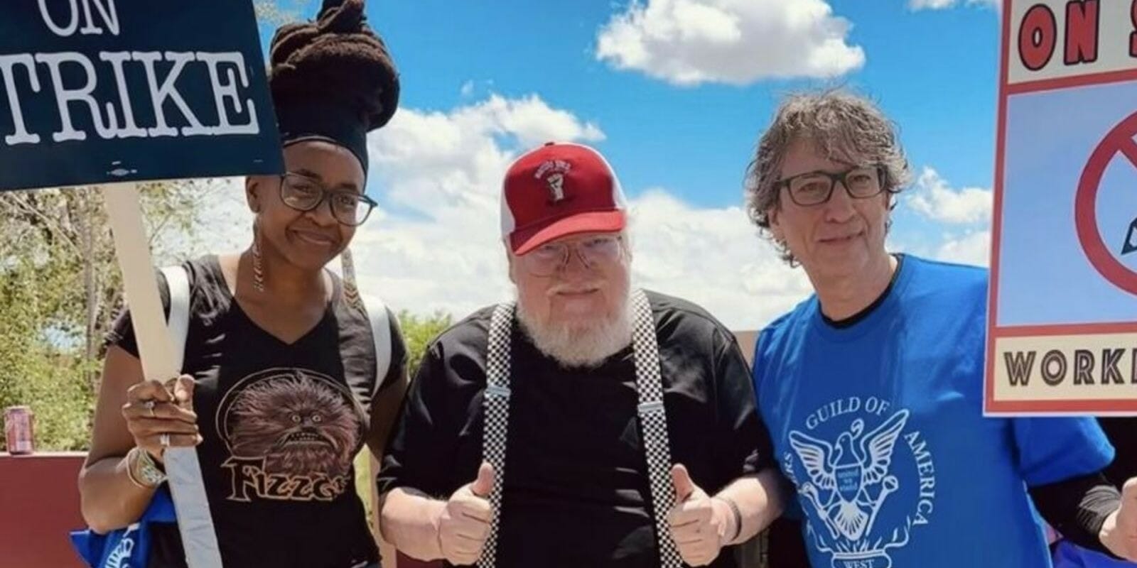 George R.R. Martin e Neil Gaiman apoiam a greve