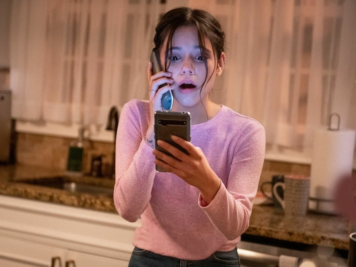 Jenna Ortega em Pânico.