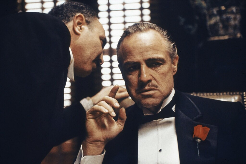 Marlon Brando como Vito Corleone em O Poderoso Chefão