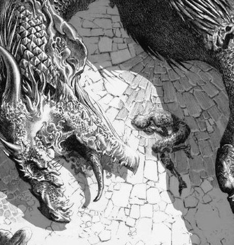Ilustração de Rhaenys morta