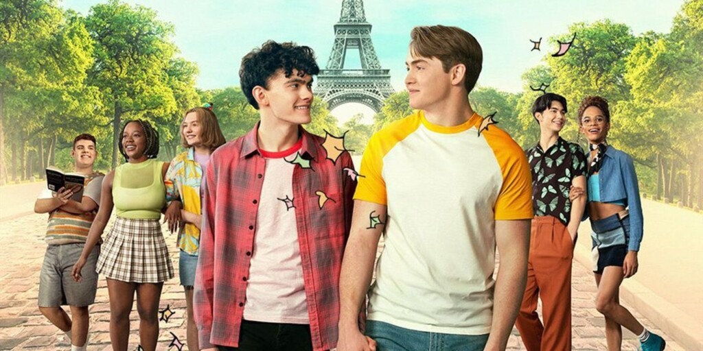 Os protagonistas de Heartstopper