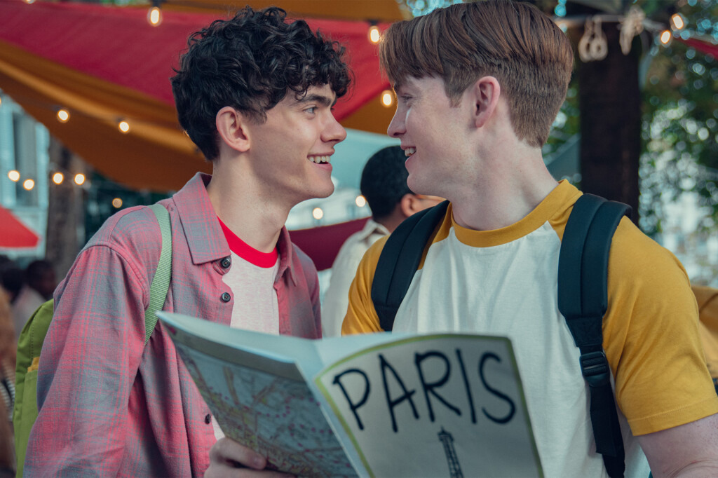 Kit Connor e Joe Locke em Heartstopper.