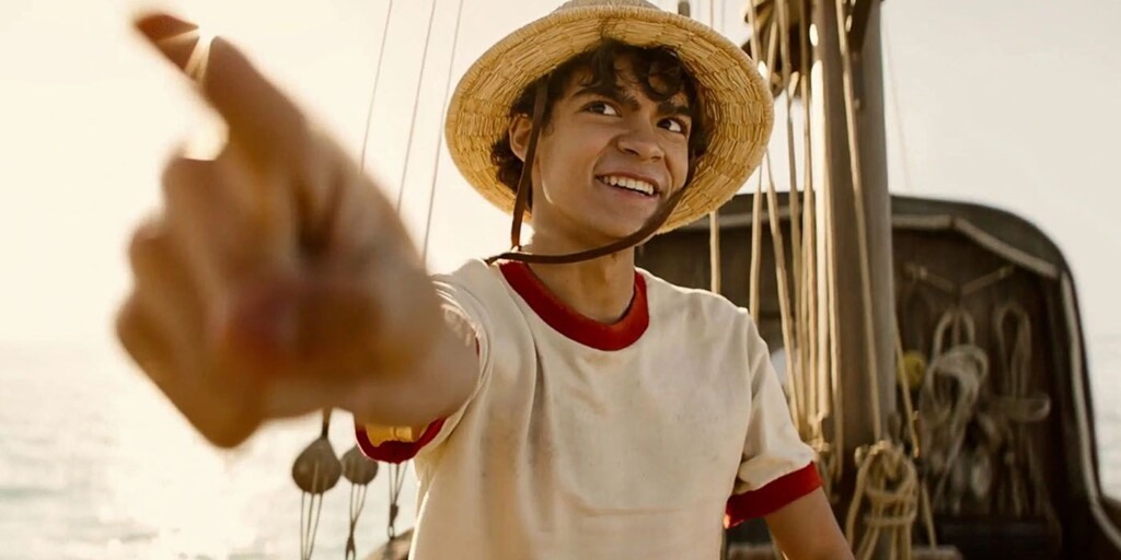 Luffy em One Piece, da Netflix