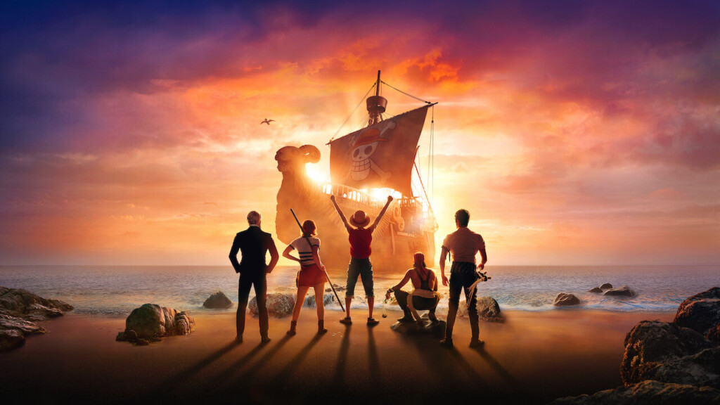 Pôster de One Piece na Netflix.
