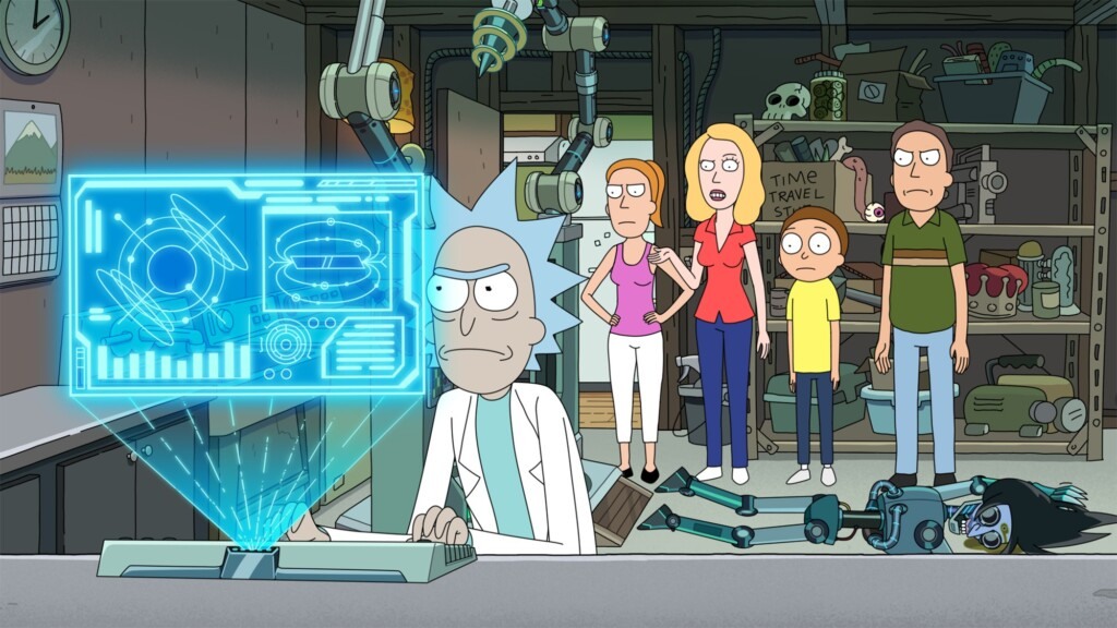 Cena de Rick and Morty