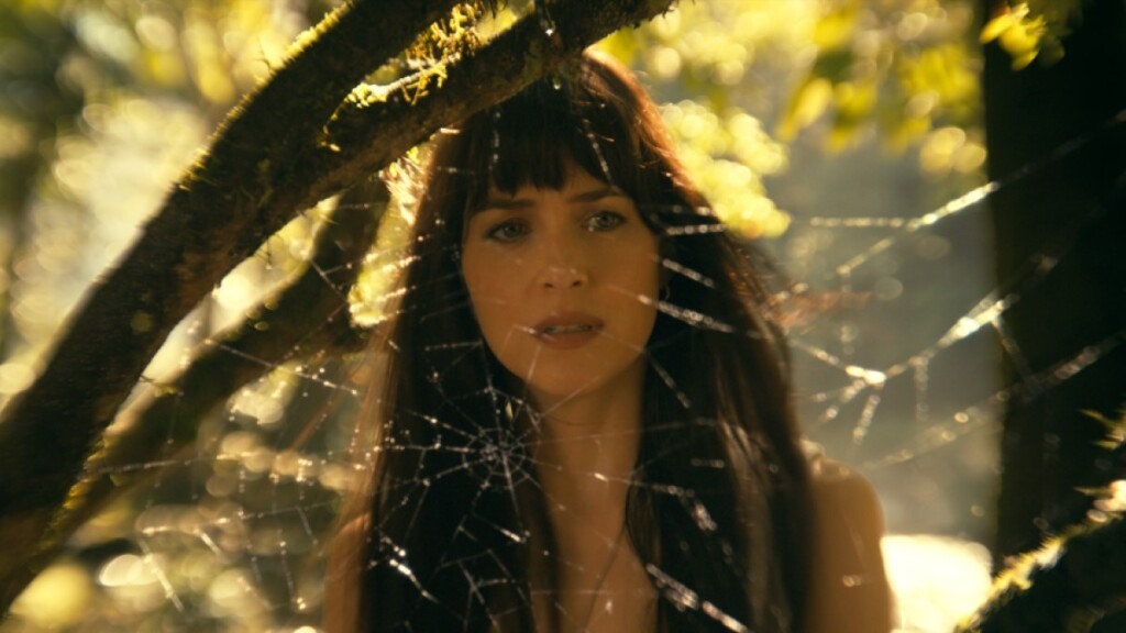Dakota Johnson em Madame Teia