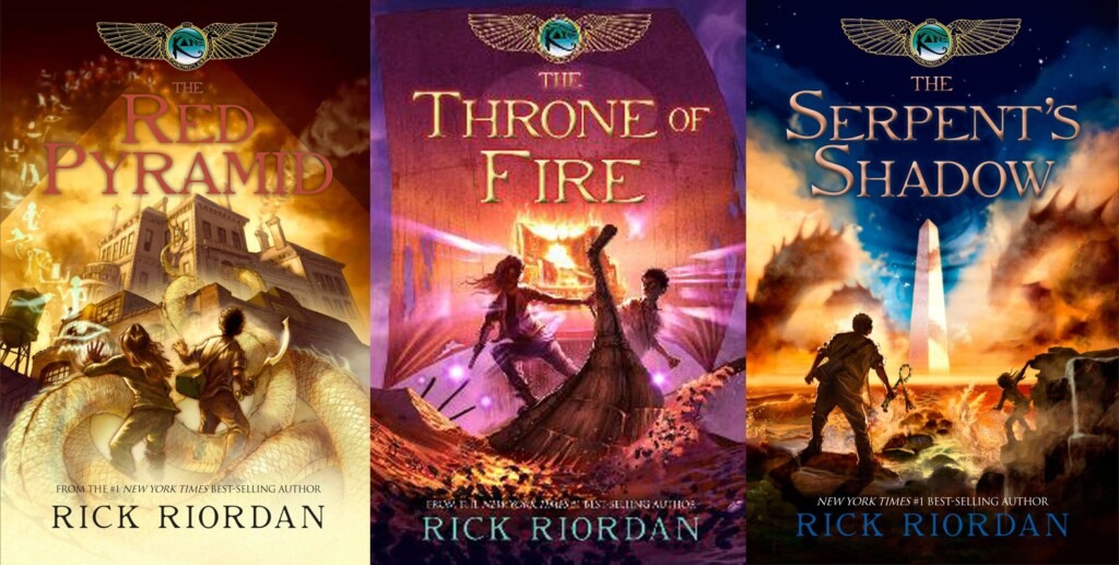 As Crônicas dos Kane é outra série de livros de Rick Riordan