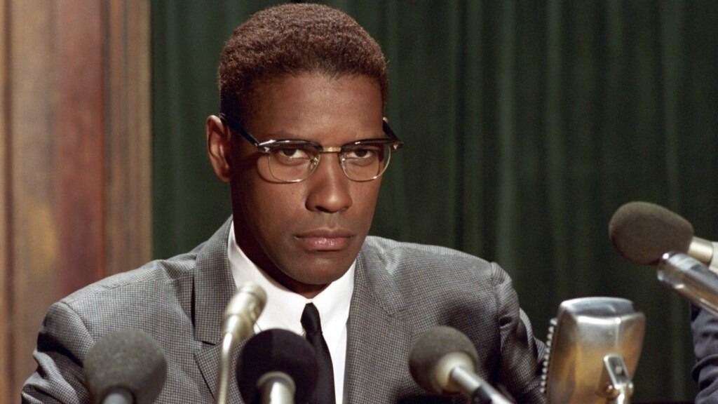 Denzel Washington como Malcolm X
