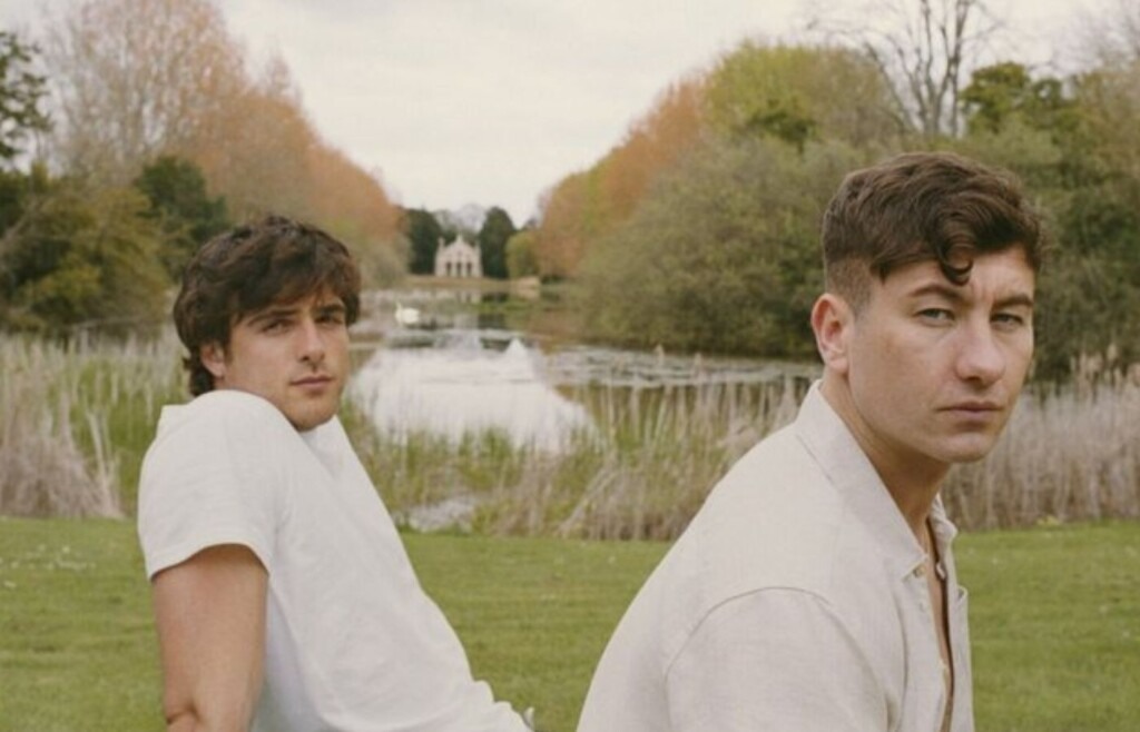 Jacob Elordi e Barry Keoghan em Saltburn
