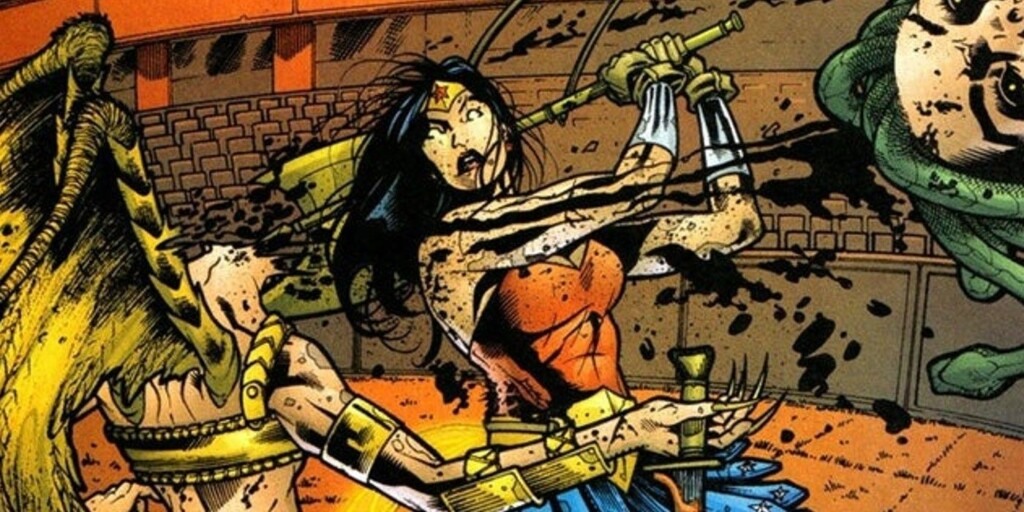 Mulher-Maravilha vs Medusa em Mulher-Maravilha #210
