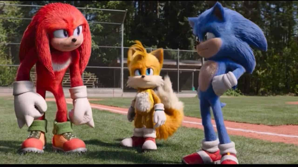 Tails e Knuckles em Sonic 3 