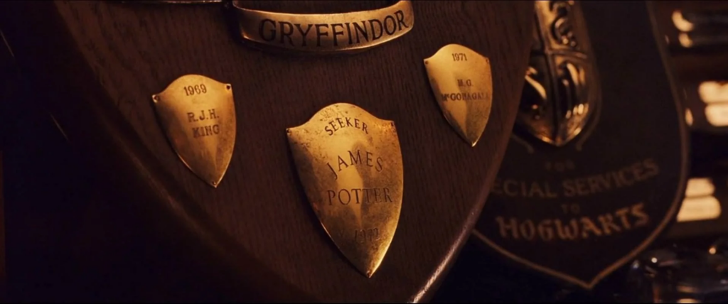 James Potter citado em Harry Potter e a Pedra Filosofal