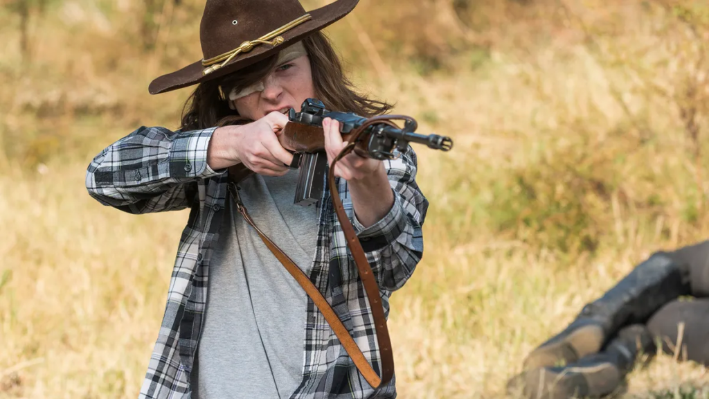 Carl Grimes em The Walking Dead