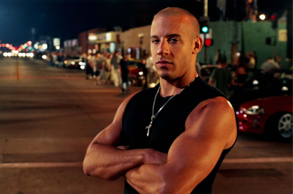 Vin Diesel no 1º filme da franquia