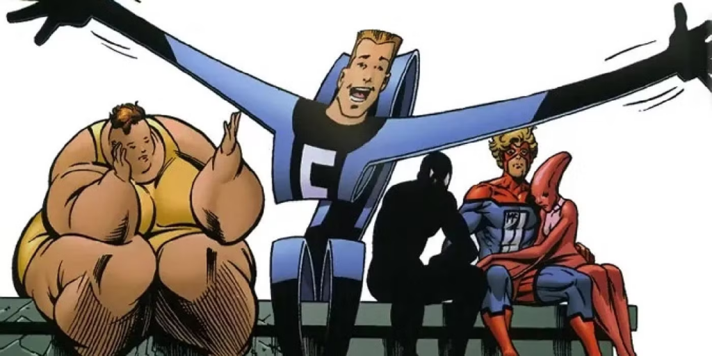 Flatman nos quadrinhos 