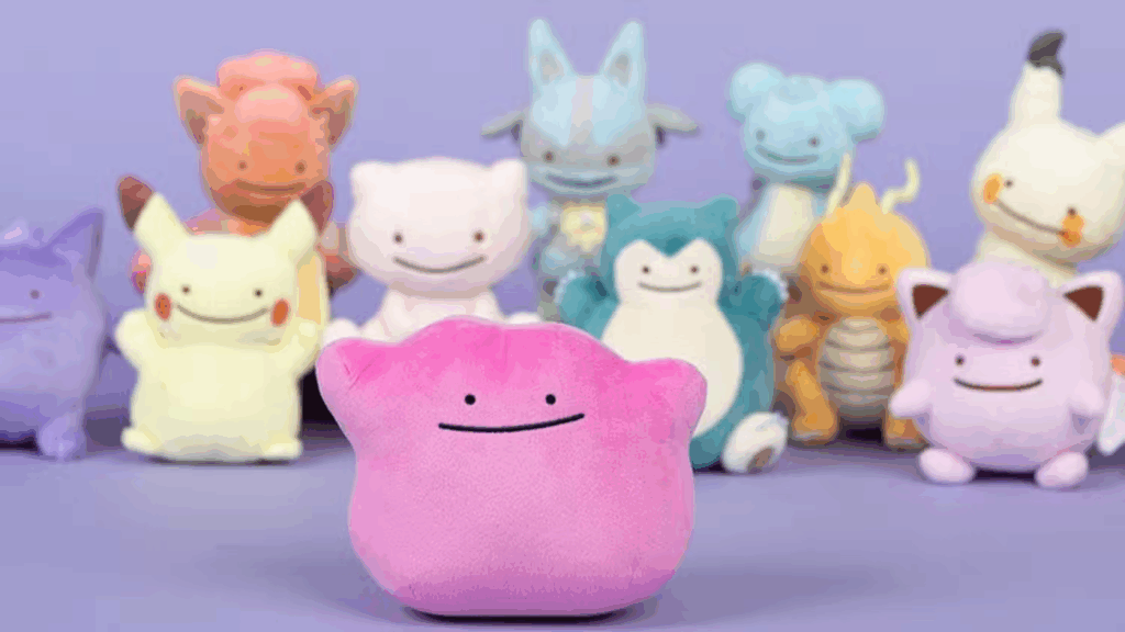 Pokémons com rosto do Ditto