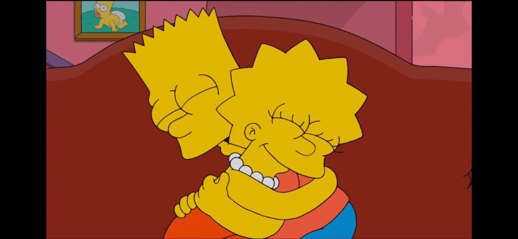Briga entre irmãos causa o fim do mundo em Os Simpsons