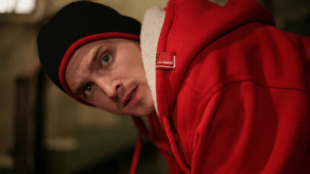 Jesse Pinkman é interpretado por Aaron Paul