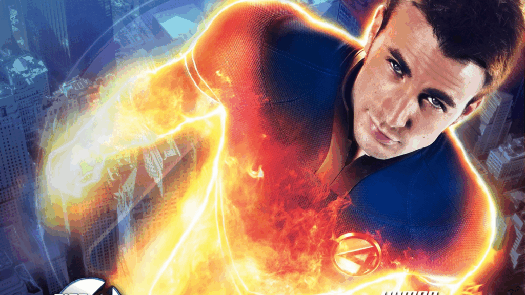 Johnny Storm enfrenta as leis da física e sai andando como se nada tivesse acontecido